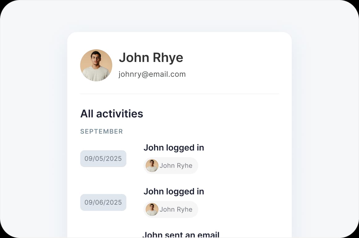 Track every investor interaction